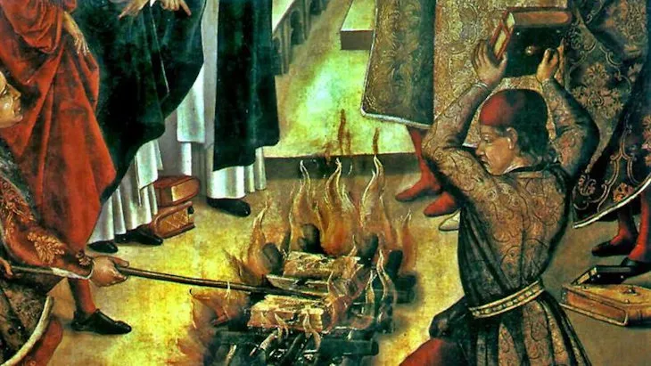Burning of the Talmud after the Disputation of Paris